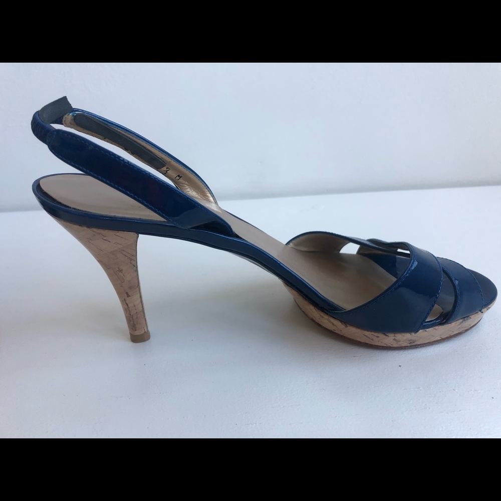 Stuart Weitzman high heels in Blue patent leather
